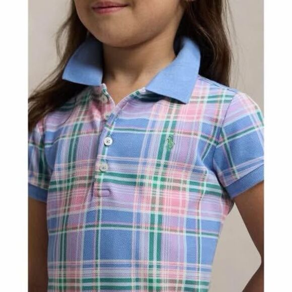 Polo Ralph Lauren Plaid Dress Girls Size 4 - Picture 3 of 6